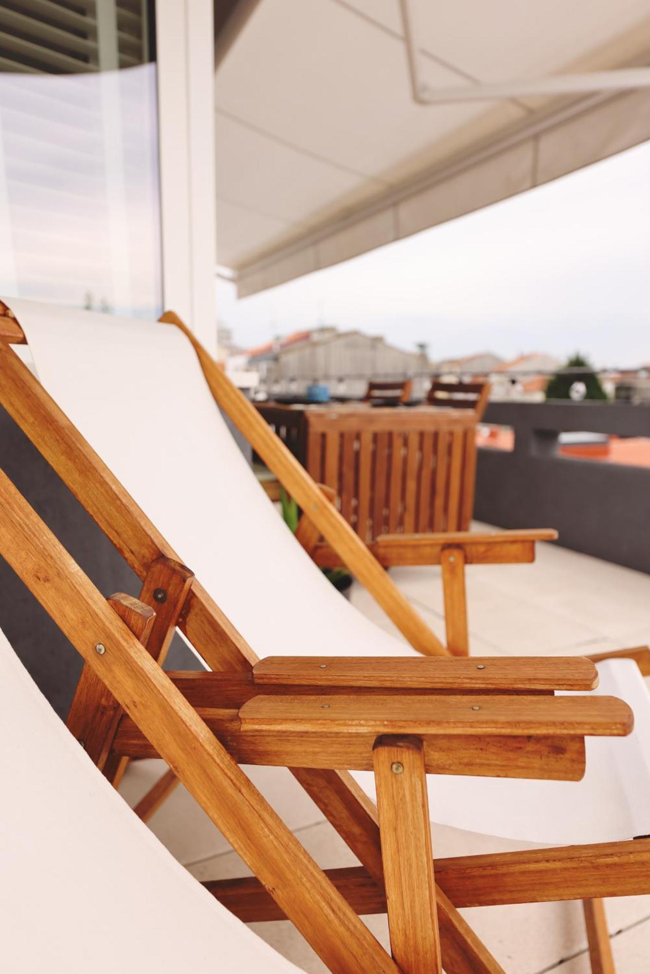 Ferienwohnung Boavista Sunlit Duplex With Terrace Porto Exterior foto